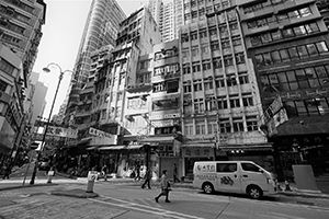 Wing Lok Street and Bonham Strand, Sheung Wan, 20 February 2016