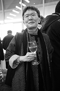 Edith Cheung, at a exhibition opening, Hong Kong Design Institute, 18 March 2016