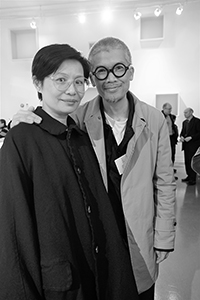 Stanley Wong and his wife, Hong Kong Design Institute, Tseung Kwan O, 18 March 2016