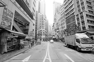 Street scene, Bonham Strand, Sheung Wan, 19 March 2016