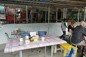 Village restaurant, Sham Wat, Lantau, 20 March 2016