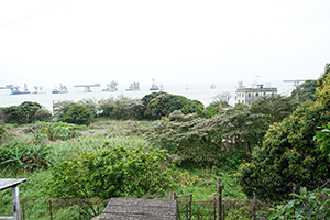 The Hong Kong - Zhuhai - Macau Bridge under construction, off Lantau, 20 March 2016