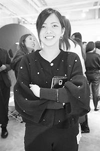 Carmen Ho, at a K11 exhibition opening, Sheung Wan, 21 March 2016