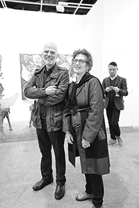 Brad David and Janis Provisor at Art Basel, Convention and Exhibition Centre, Wanchai, 22 March 2016