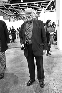 Lawyer and art collector  Angus Forsyth at Art Basel, Convention and Exhibition Centre, Wanchai, 23 March 2016
