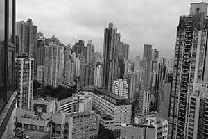 View towards Sai Ying Pun from an apartment in Sheung Wan, 24 March 2016