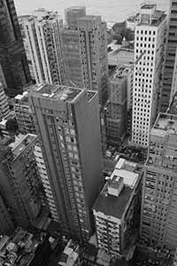 Buildings in Sheung Wan viewed from above, 16 April 2016