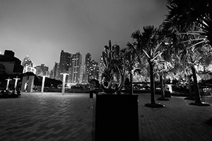 Sun Yat Sen Memorial Park at night, Sai Ying Pun, 25 April 2016