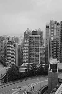 View towards Shek Tong Tsui from HKU, 30 April 2016