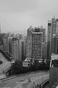 View towards Shek Tong Tsui from HKU, 30 April 2016
