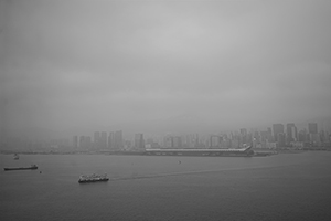 Victoria Harbour and the Kai Tak Cruise Terminal, 2 April 2016