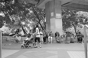Domestic helpers on their day off, Diamond Hill, 3 April 2016