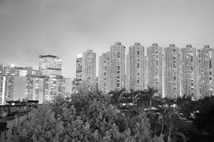 View towards Kowloon Bay from the Academy of Performing Arts, BUHK, 27 May 2016