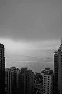 Victoria Harbour, viewed from Sheung Wan, 28 May 2016