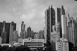 St. Paul's College, viewed from the HKU campus, Pokfulam, 30 May 2016