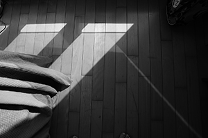 Shadows in a domestic interior, Sheung Wan, 31 May 2016