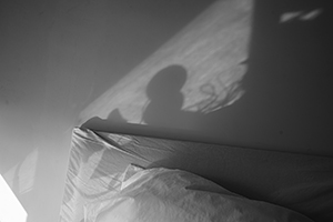 Shadows in a bedroom, Sheung Wan, 31 May 2016