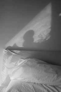 Shadows in a bedroom, Sheung Wan, 31 May 2016