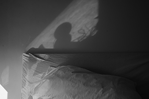 Shadows in a bedroom, Sheung Wan, 31 May 2016