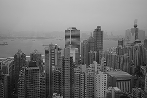 Shek Tong Tsui, viewed from HKU, 12 May 2016