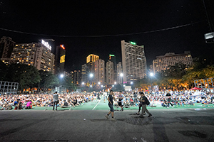 The annual June 4th memorial rally, Victoria Park, Causeway Bay, 4 June 2016