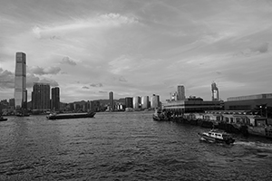 West Kowloon, viewed from Central, 21 June 2016