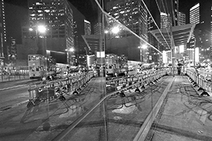 Reflections, Quarry Bay at night, 10 June 2016
