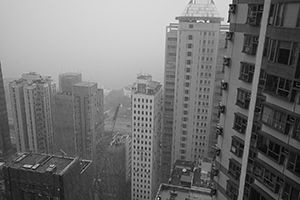 A rainy day in Sheung Wan, 11 June 2016