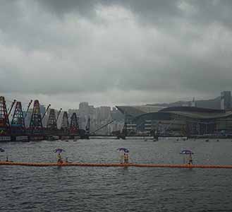 An international Dragon Boat event, Victoria Harbour, 11 June 2016