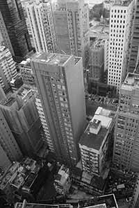 Construction site on Des Voeux Road West, Sheung Wan, 15 June 2016