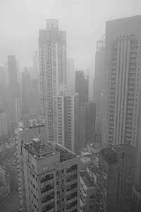 View towards Sai Ying Pun from Sheung Wan, 18 June 2016
