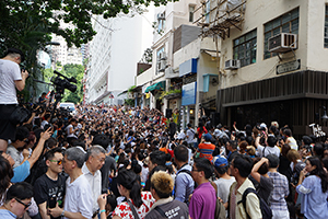 Free outdoor music performance by singer Denise Ho, Po Hing Fong, Tai Ping Shan, 19 June 2016