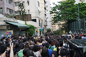 Free outdoor music performance by singer Denise Ho, Po Hing Fong, Tai Ping Shan, 19 June 2016