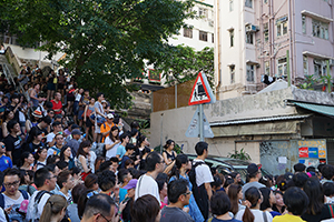 Free outdoor music performance by singer Denise Ho, Po Hing Fong, Tai Ping Shan, 19 June 2016