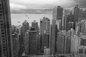 View from HKU towards Shek Tong Tsui, 28 June 2016