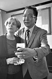 Farewell party for a long-serving staff member, Senior Common Room, K.K. Leung Building, HKU, 28 June 2016