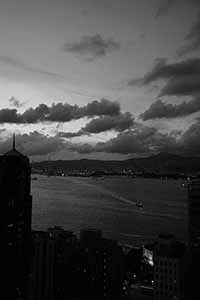 Victoria Harbour from Sheung Wan, 30 June 2016