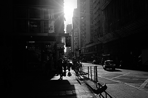 Street scene, Queen's Road West, Shek Tong Tsui, 3 June 2016