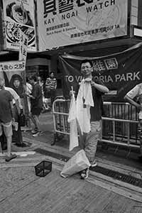 Annual protest march, Causeway Bay, 1 July 2016
