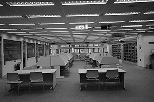 Inside the library, University of Hong Kong, Pokfulam, 8 July 2016