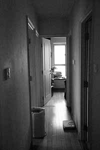 Corridor in an apartment, Sheung Wan, 9 July 2016