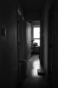Corridor in an apartment, Sheung Wan, 9 July 2016