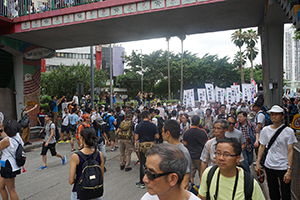Annual protest march, Causeway Bay, 1 July 2016