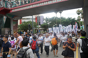 Annual protest march, Causeway Bay, 1 July 2016