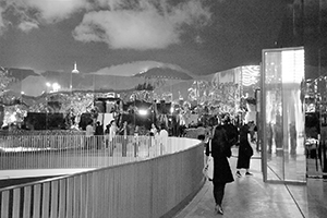 At the opening of 'Tsang Kin Wah: Nothing' at the M+ Pavilion, West Kowloon Cultural District, 8 September 2016