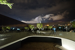 At the opening of 'Tsang Kin Wah: Nothing' at the M+ Pavilion, West Kowloon Cultural District, 8 September 2016