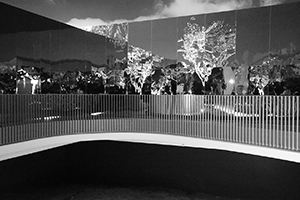 At the opening of 'Tsang Kin Wah: Nothing' at the M+ Pavilion, West Kowloon Cultural District, 8 September 2016