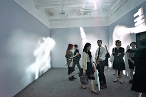 At the opening of 'Tsang Kin Wah: Nothing' at the M+ Pavilion, West Kowloon Cultural District, 8 September 2016
