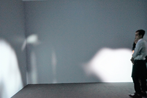 At the opening of 'Tsang Kin Wah: Nothing' at the M+ Pavilion, West Kowloon Cultural District, 8 September 2016