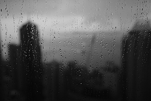 Rainy day, Sheung Wan, 10 September 2016